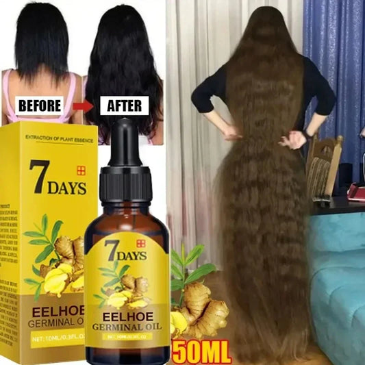 Fast Hair Growth Oil - Ginger Treatment for Hair Loss, Unisex Scalp Serum
