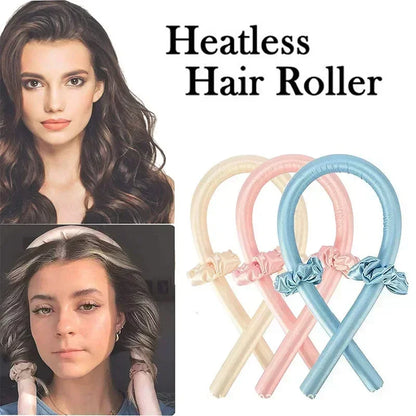 Heatless Hair Curling Rod - Soft & Shiny Curls Headband for Women