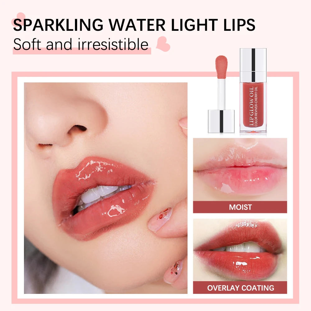 Crystal Jelly Lip Oil - Moisturizing Plumping Gloss, 6ml